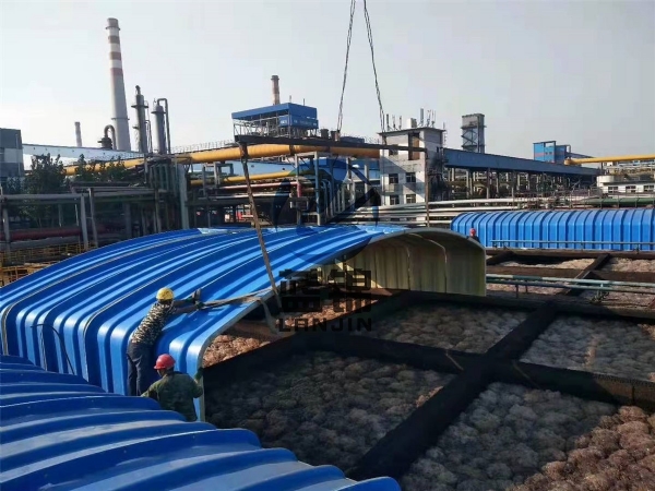山东滨海石化污水处理厂污水池加盖项目